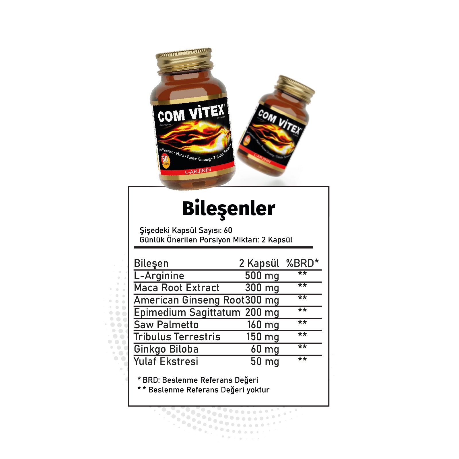 Com Vitex 60 Kapsül - Görsel 3